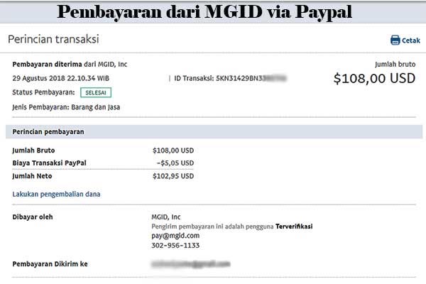 pembayaran mgid via paypal