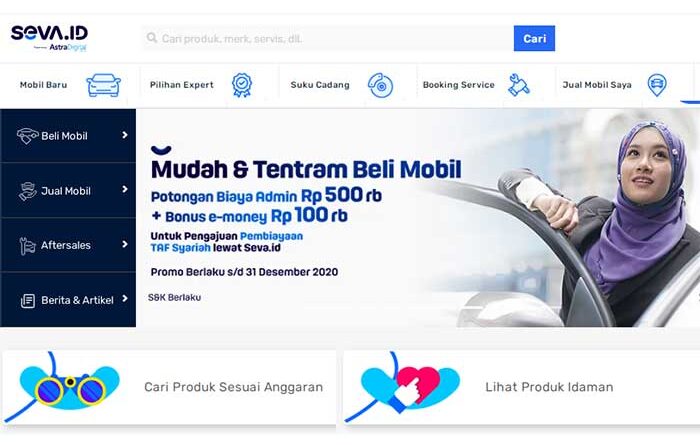 SEVA Tempat Mobil Online