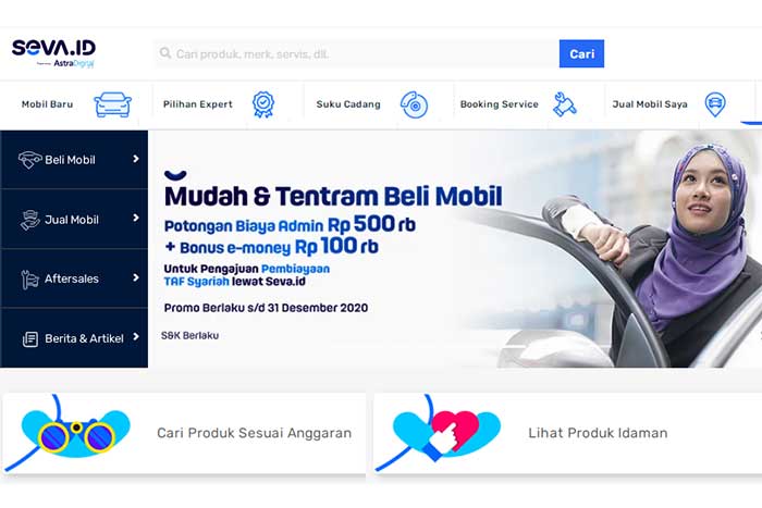 SEVA Tempat Mobil Online