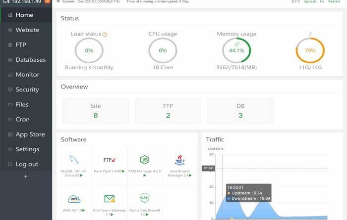 Install aaPanel di VPS Centos