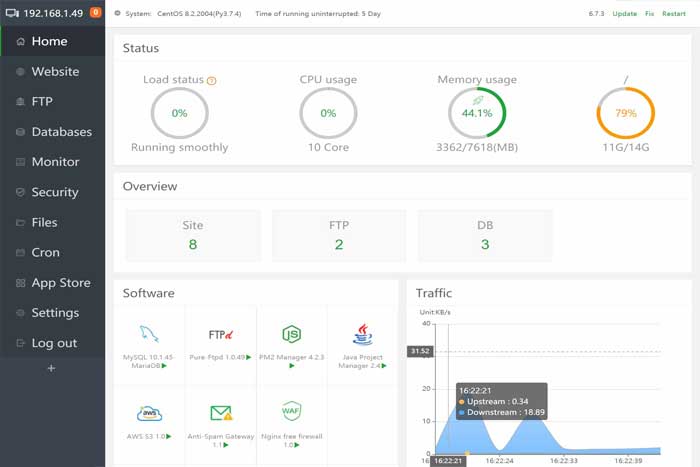Install aaPanel di VPS Centos