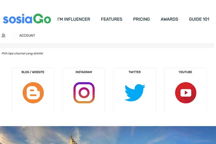 SOSIAGO adalah platform influencer marketing