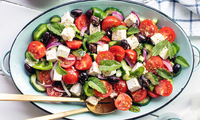 greek salad khas yunani