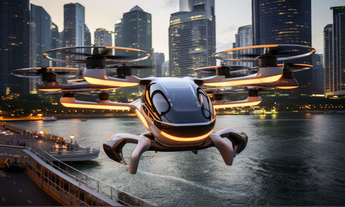 drone menjadi masa depan hiburan langit