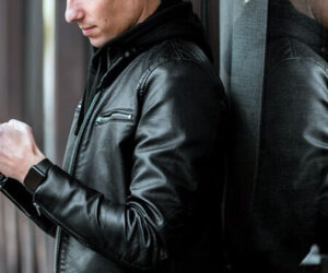 jaket kulit harrington sederhana tapi elegan