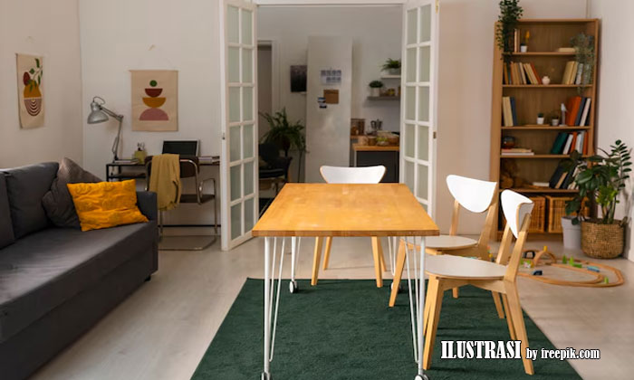 interior rumah mewah budget terjangkau